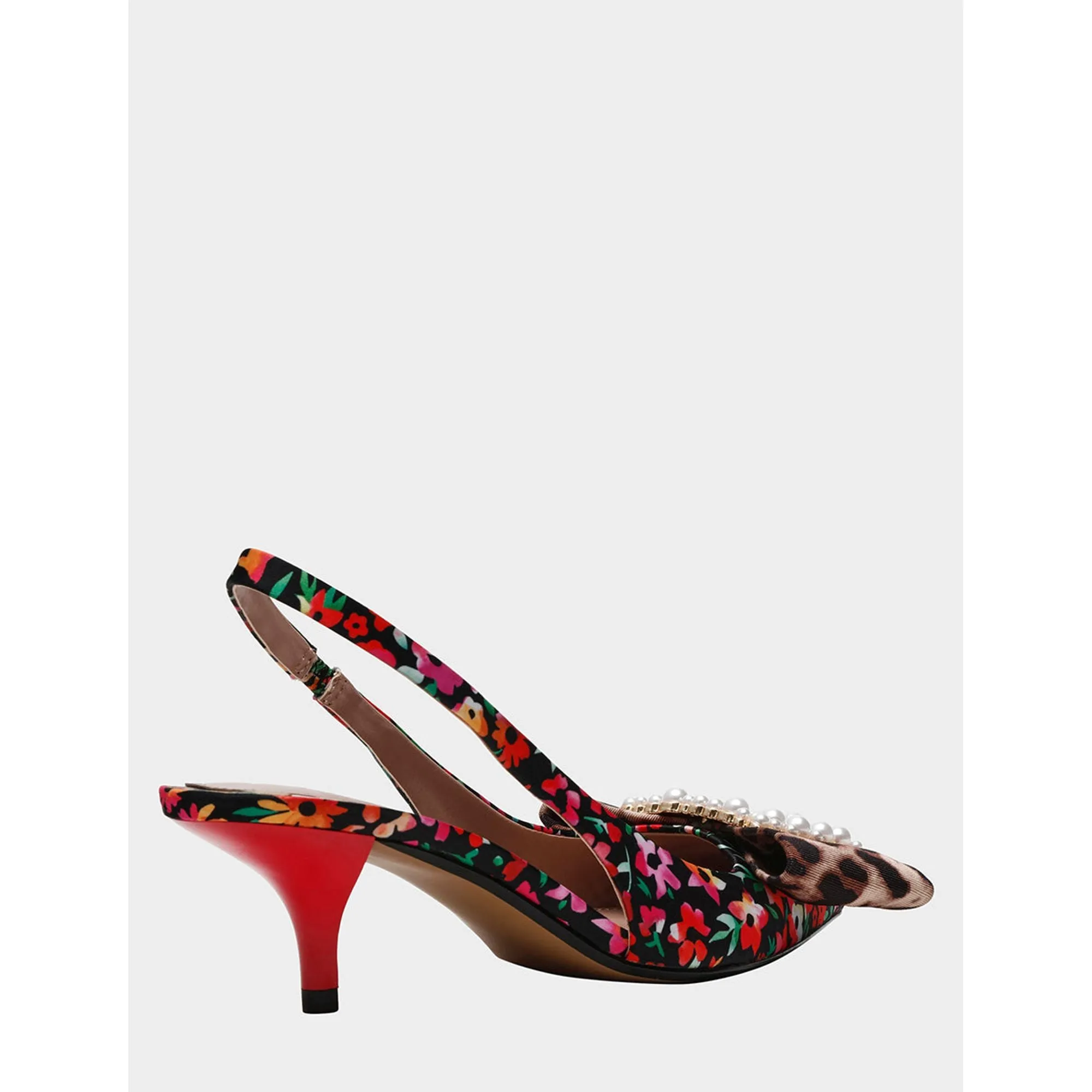 Birdy Black Ditsy Floral Betsey Johnson Jewelry