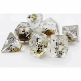 Black Koi Fish RPG Dice