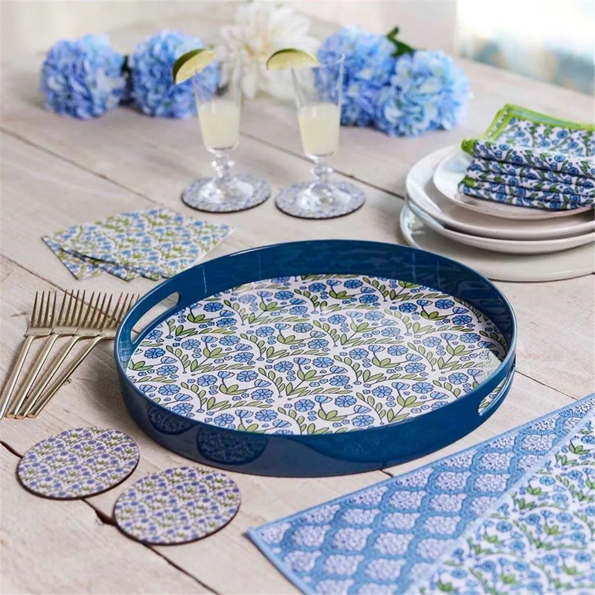 Blaire 15 Inch Round Tray