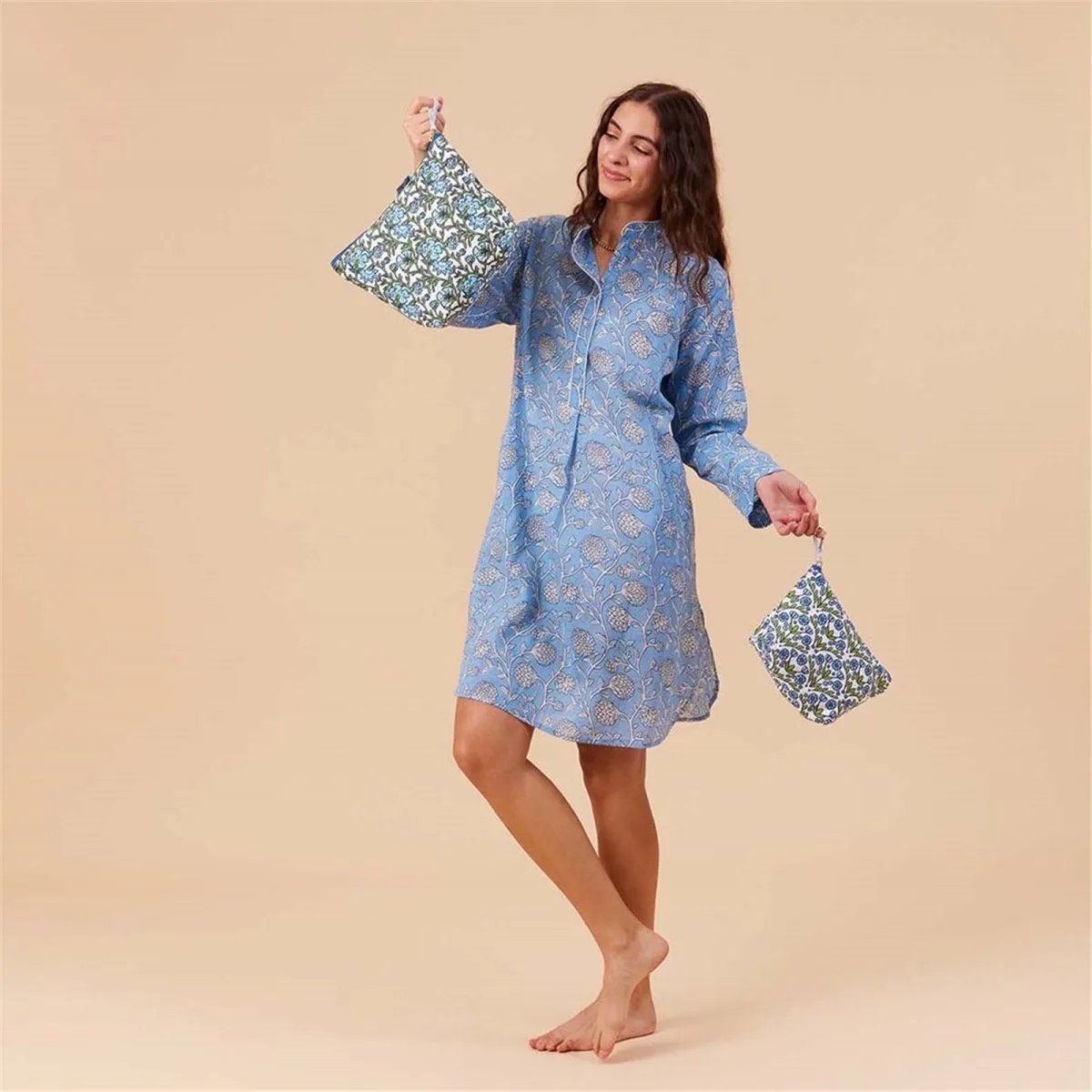 Blaire Blue Pouch Medium