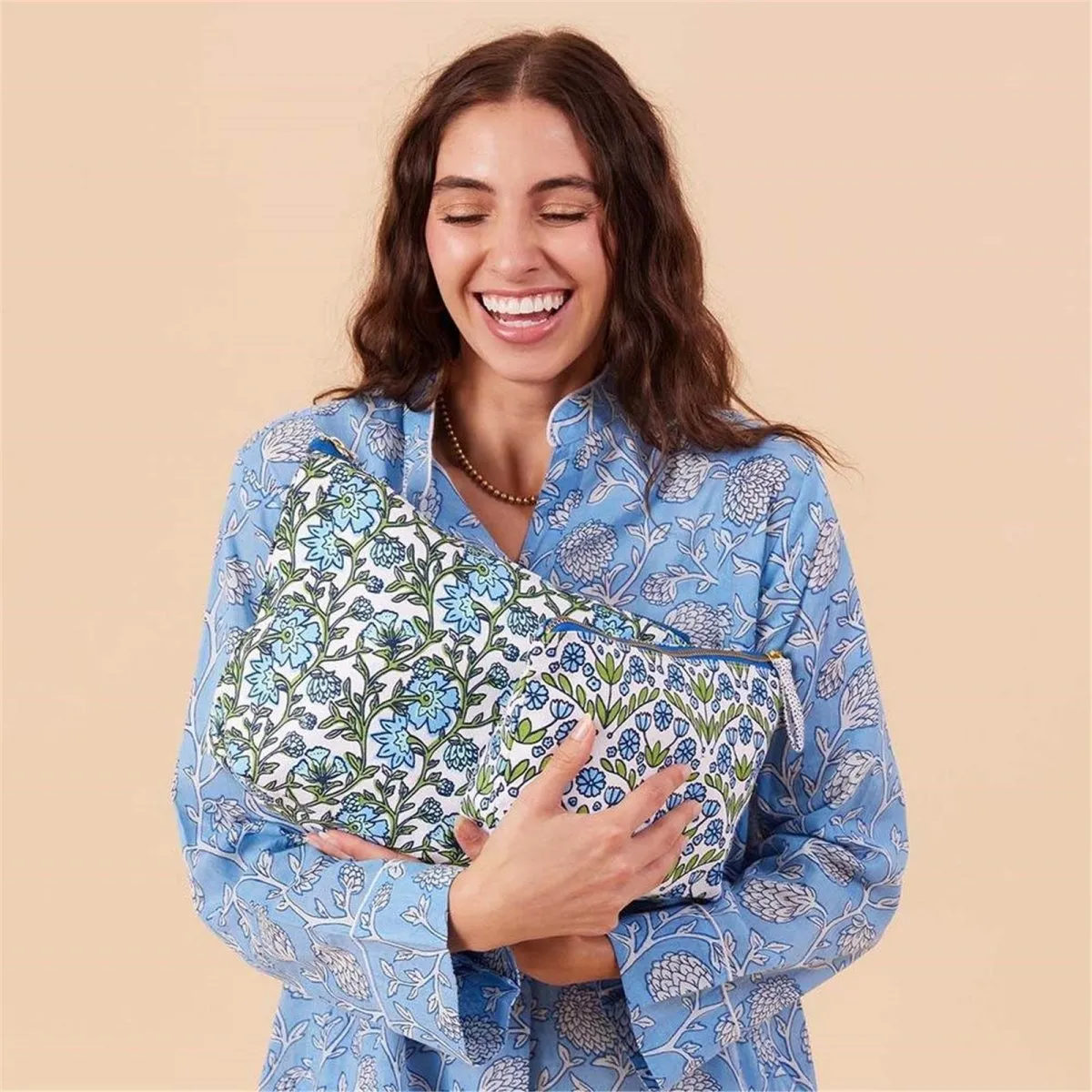 Blaire Blue Pouch Medium