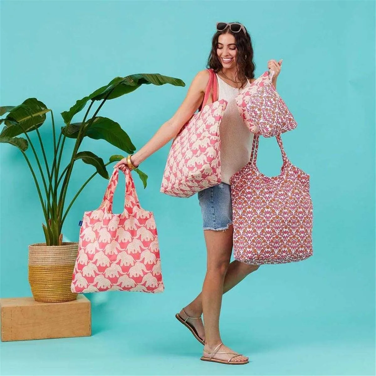 Blaire Pink Bucket Bag
