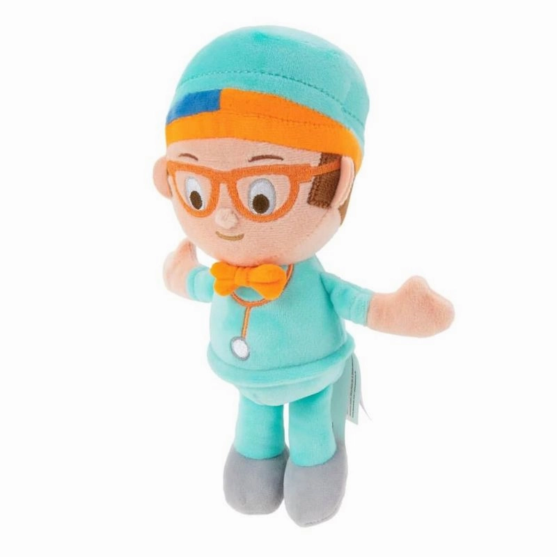 Blippi Little Feature Plush With Sounds Doctor