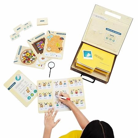 Bloomingo Detective kit - Spy activity kit Detective puzzle game set for kids