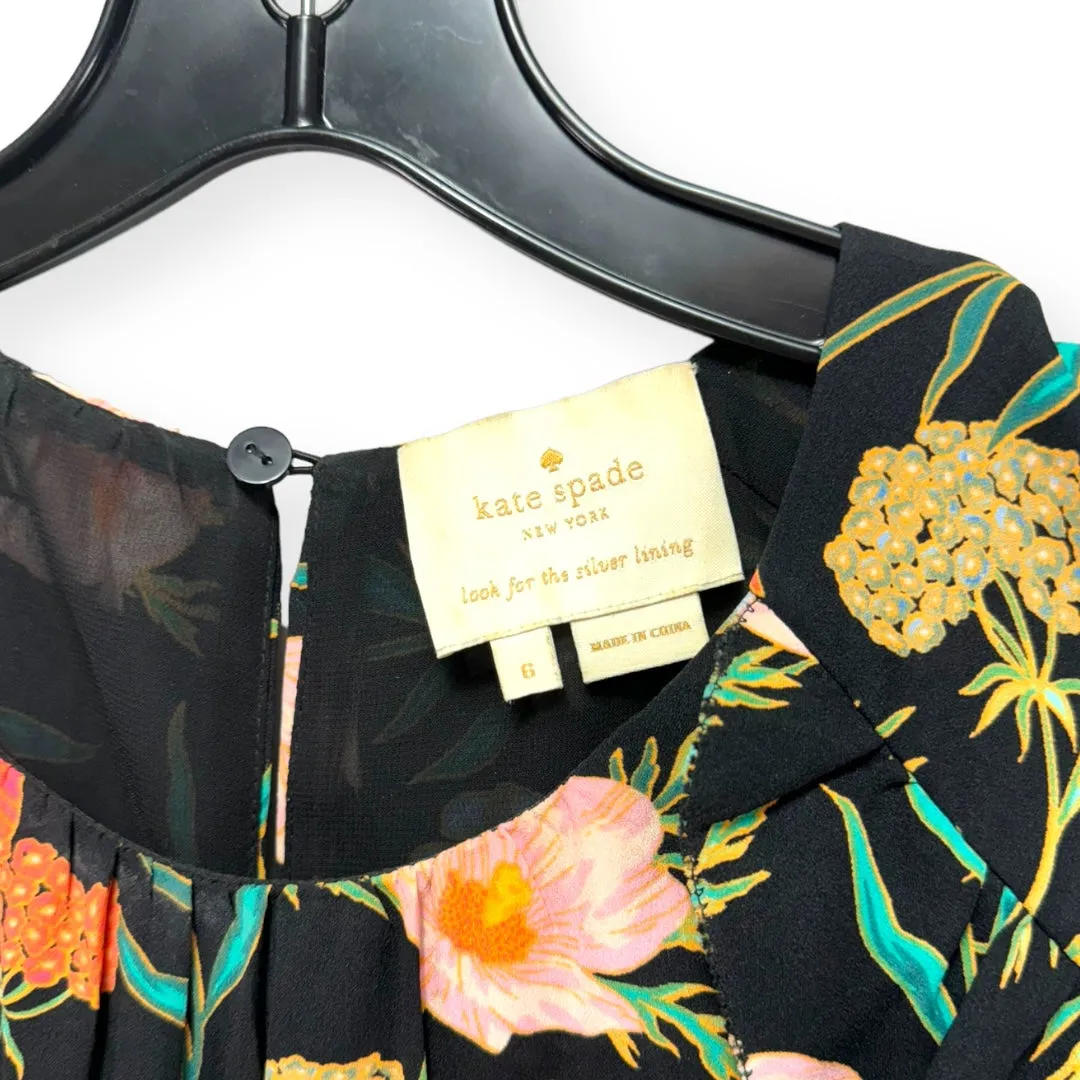 Blossom Cold Shoulder Ruffle Dress Designer Kate Spade, Size 6 Kate Spade Bags