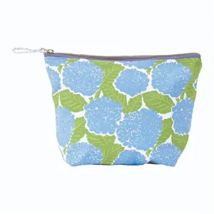 Blue Hydrangea Pouch Large