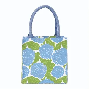 Blue Hydrangea Reusable Itsy Bitsy Gift Bag