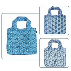 Blue Sea Life Reusable Shopping Bag Bundle