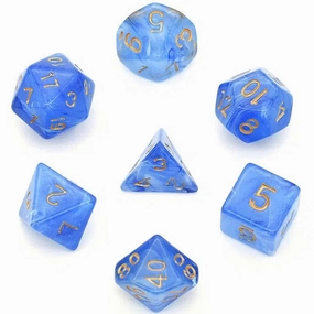 Blue Silk RPG Dice