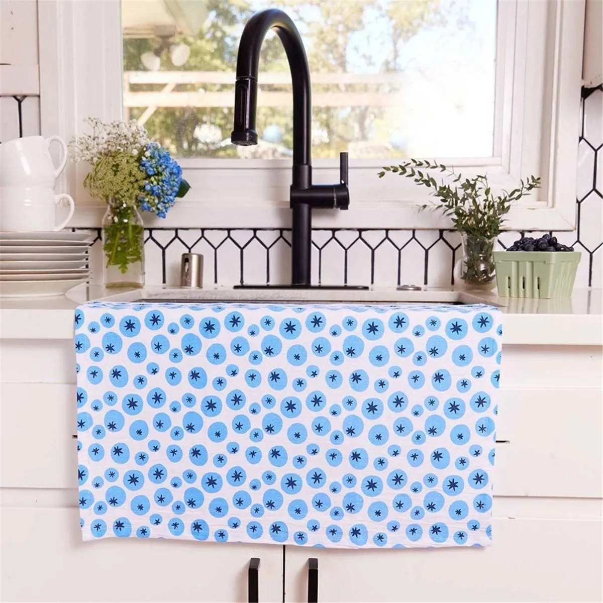 Blueberry Medley Cotton Kitchen Towels (Set of 3)