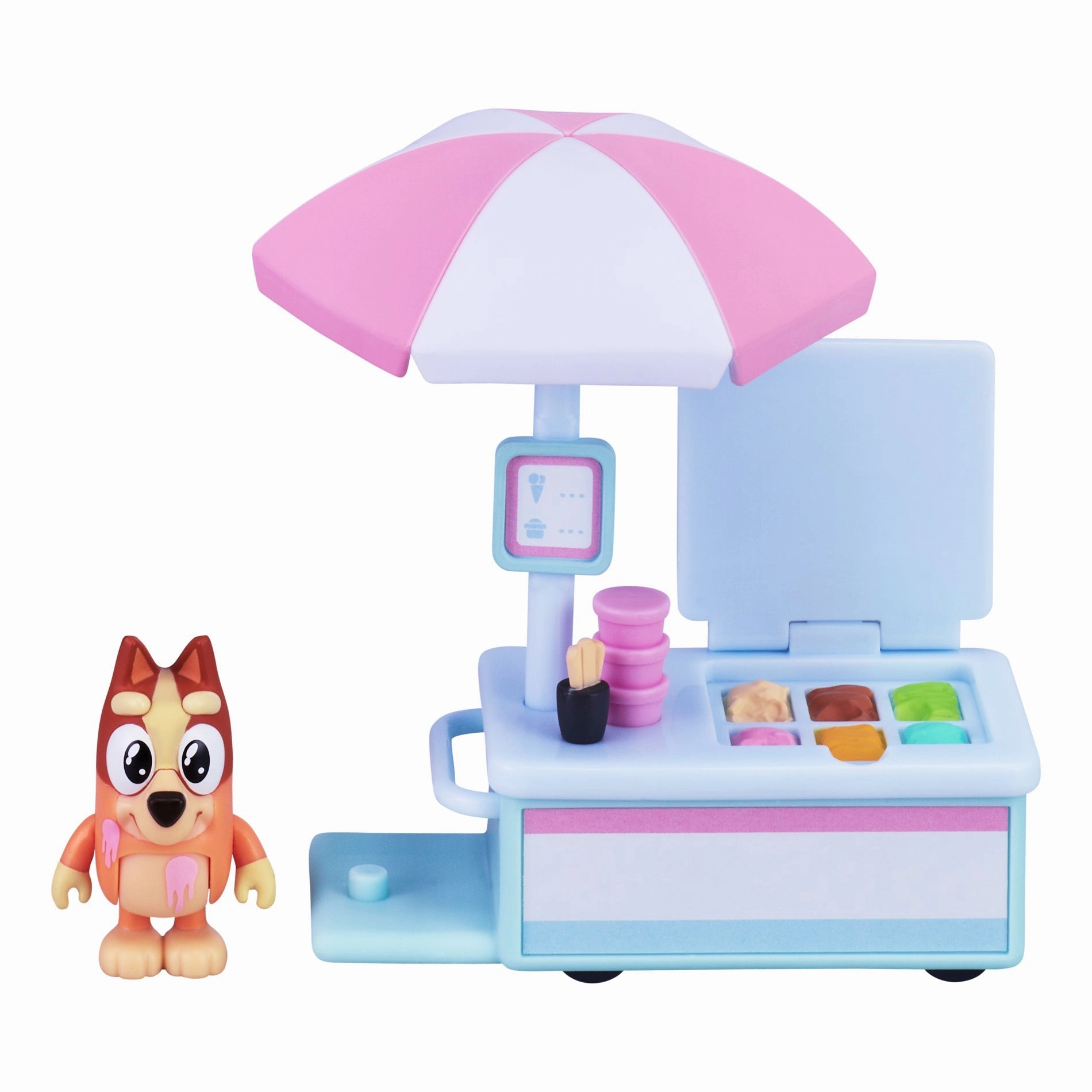 Bluey Vehicle And Figure Series 7 Bingo's Ice Cream Cart
