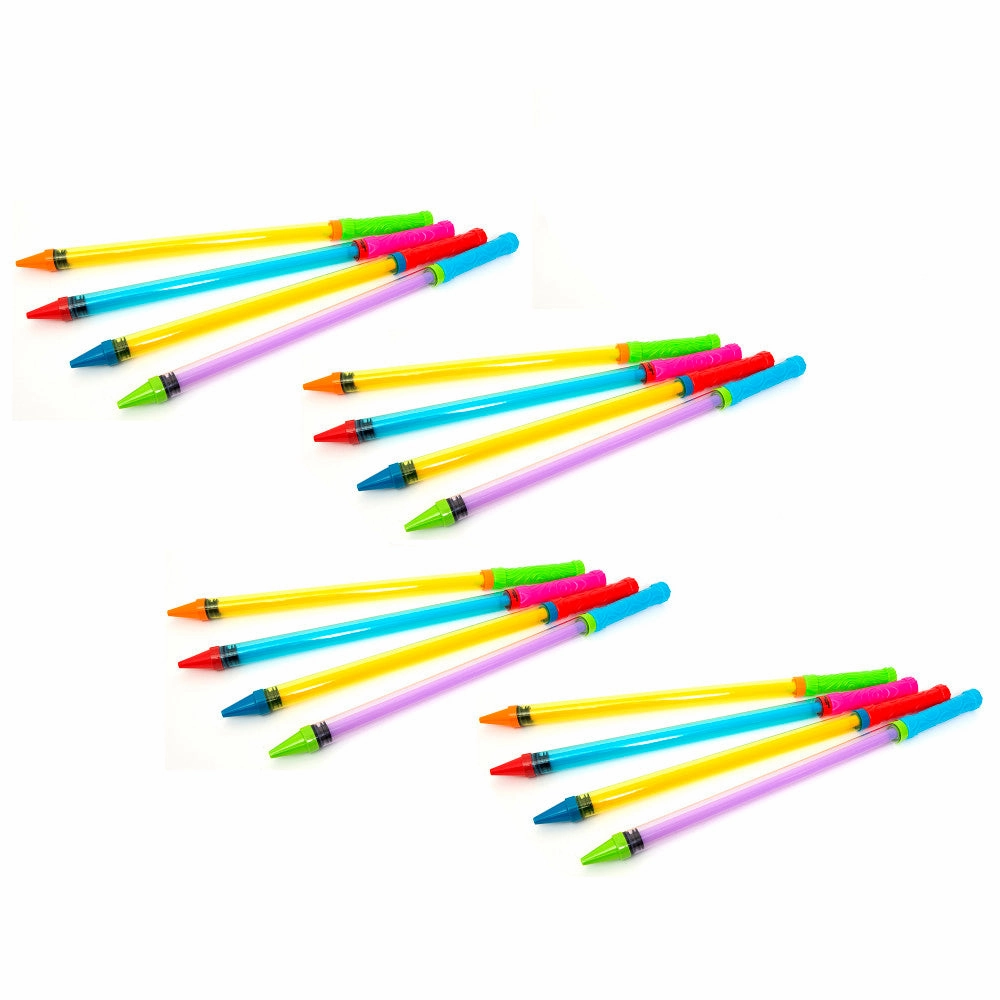 Boley 16pc Super Soaker Water Blasters - Vibrant Multicolor Pump-Action Sprayers
