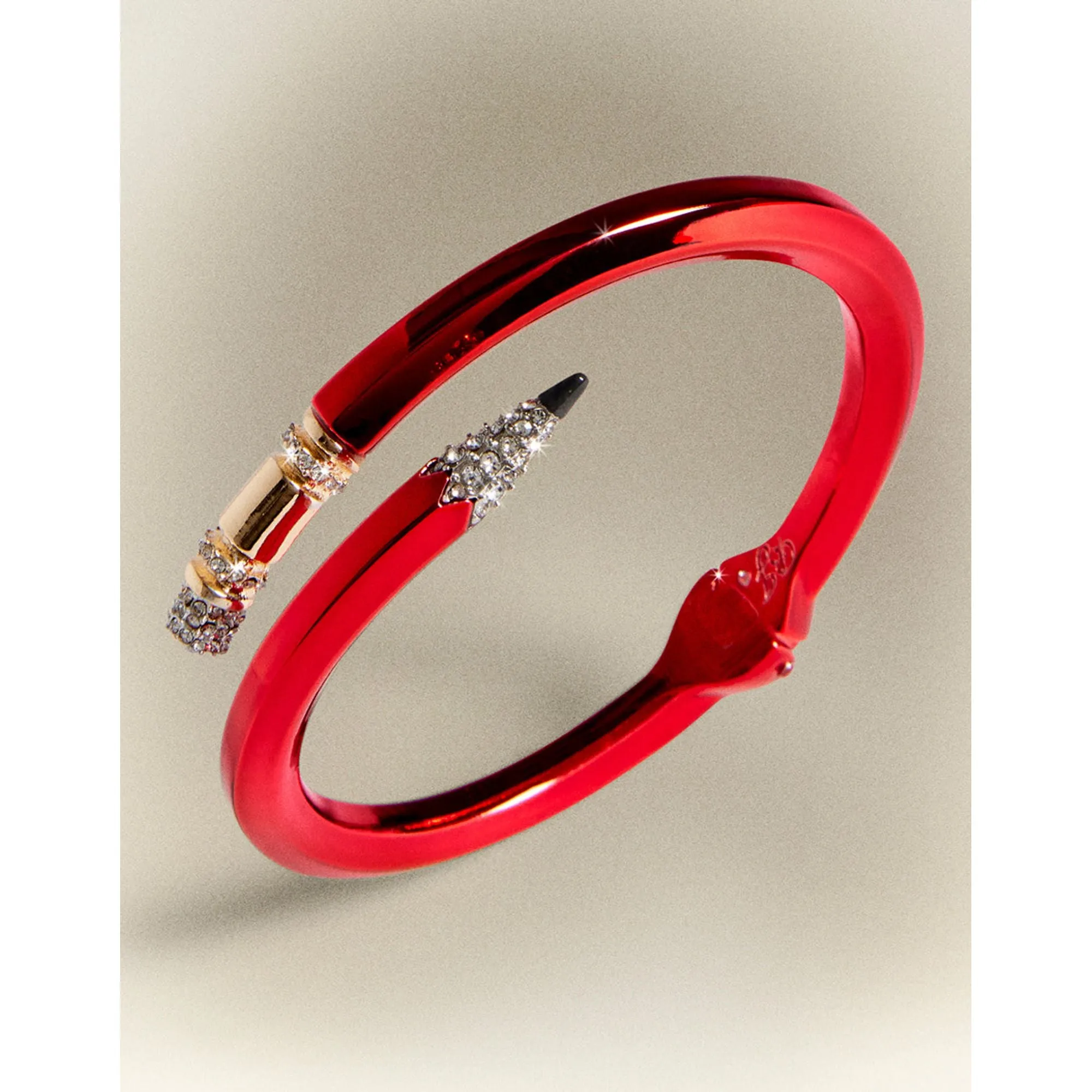 Book Smart Pencil Bangle Red Betsey Johnson Jewelry