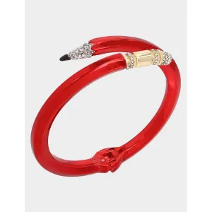 Book Smart Pencil Bangle Red Betsey Johnson Jewelry