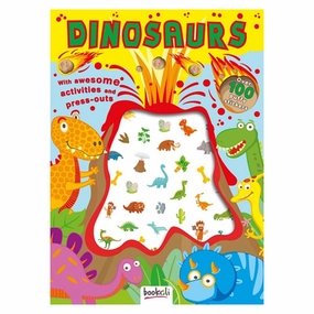 Bookoli Puffy Stickers Book Dinosaurs