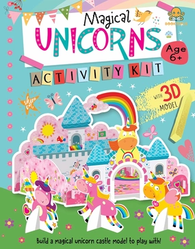 Booktopus Build It Activity Kit - Magical Unicorns Model Making Kit with Book - DIY Craft Kit for Kids 6 
