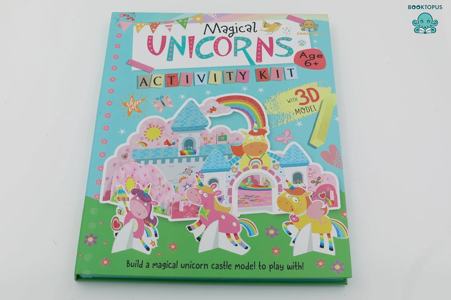 Booktopus Build It Activity Kit - Magical Unicorns Model Making Kit with Book - DIY Craft Kit for Kids 6 
