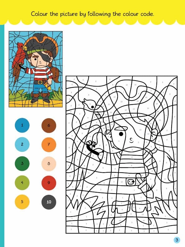 Booktopus My Big Sticker and Activity Book 4 for Kids Ages 4 