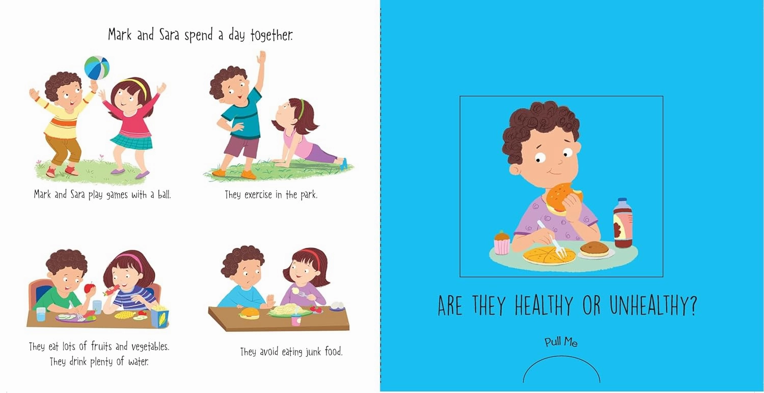 Booktopus Slide and Learn Board Book - My Good Habits Emotional Learning Book - Interactive Books for Kids 4 