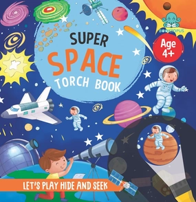 Booktopus Torch Discovery Book - Super Space Hidden Picture Book with Torch - Learning Activity Books for Kids 4 