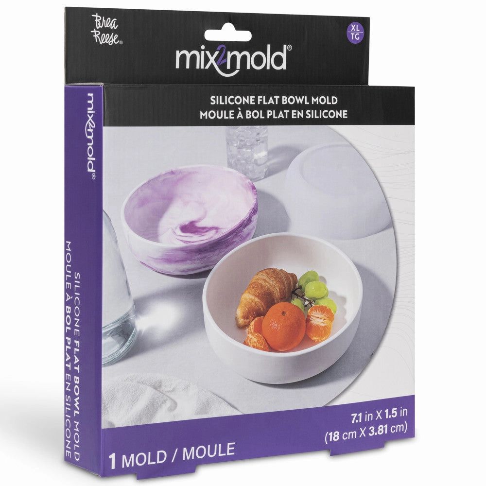 Brea Reese Mix2Mold Silicone Shallow Bowl Craft Mold