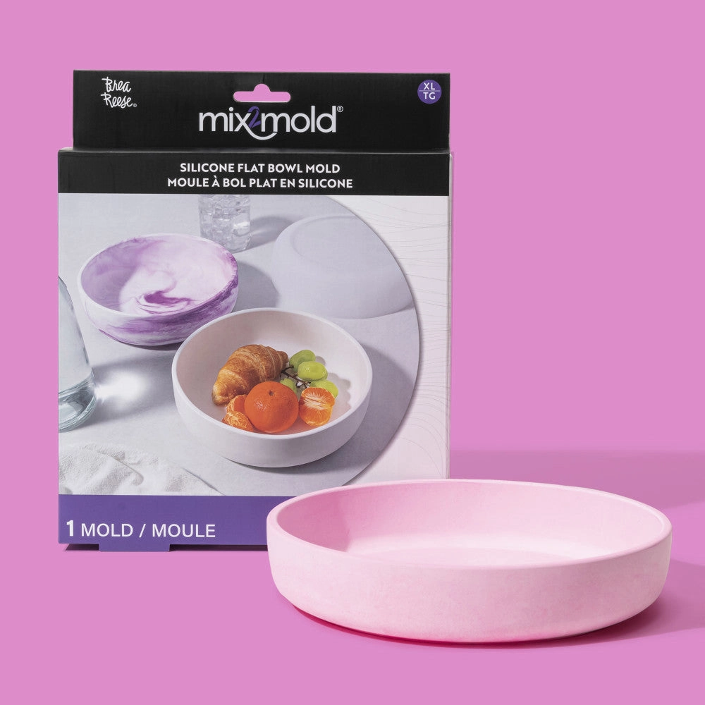 Brea Reese Mix2Mold Silicone Shallow Bowl Craft Mold
