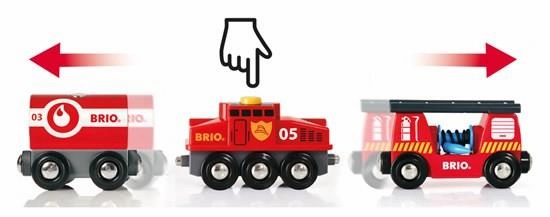Brio World 33844 Rescue Firefighting Train Playset for Ages 3 and Up