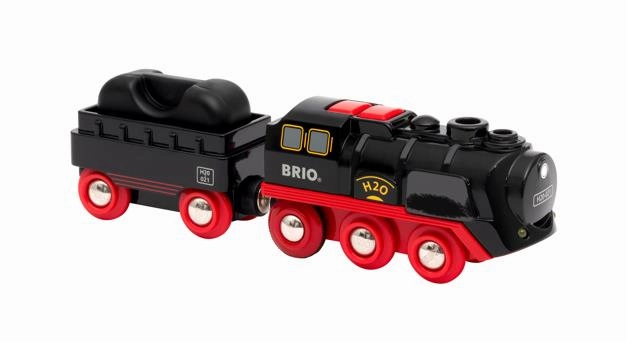 Brio World 33884 Battery-Operated Steaming Train Toy for Ages 3 and Up
