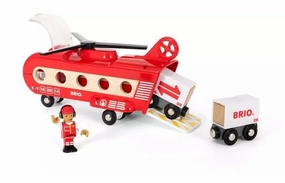 Brio World 33886 Cargo Transport Helicopter Playset for Ages 3 and Up