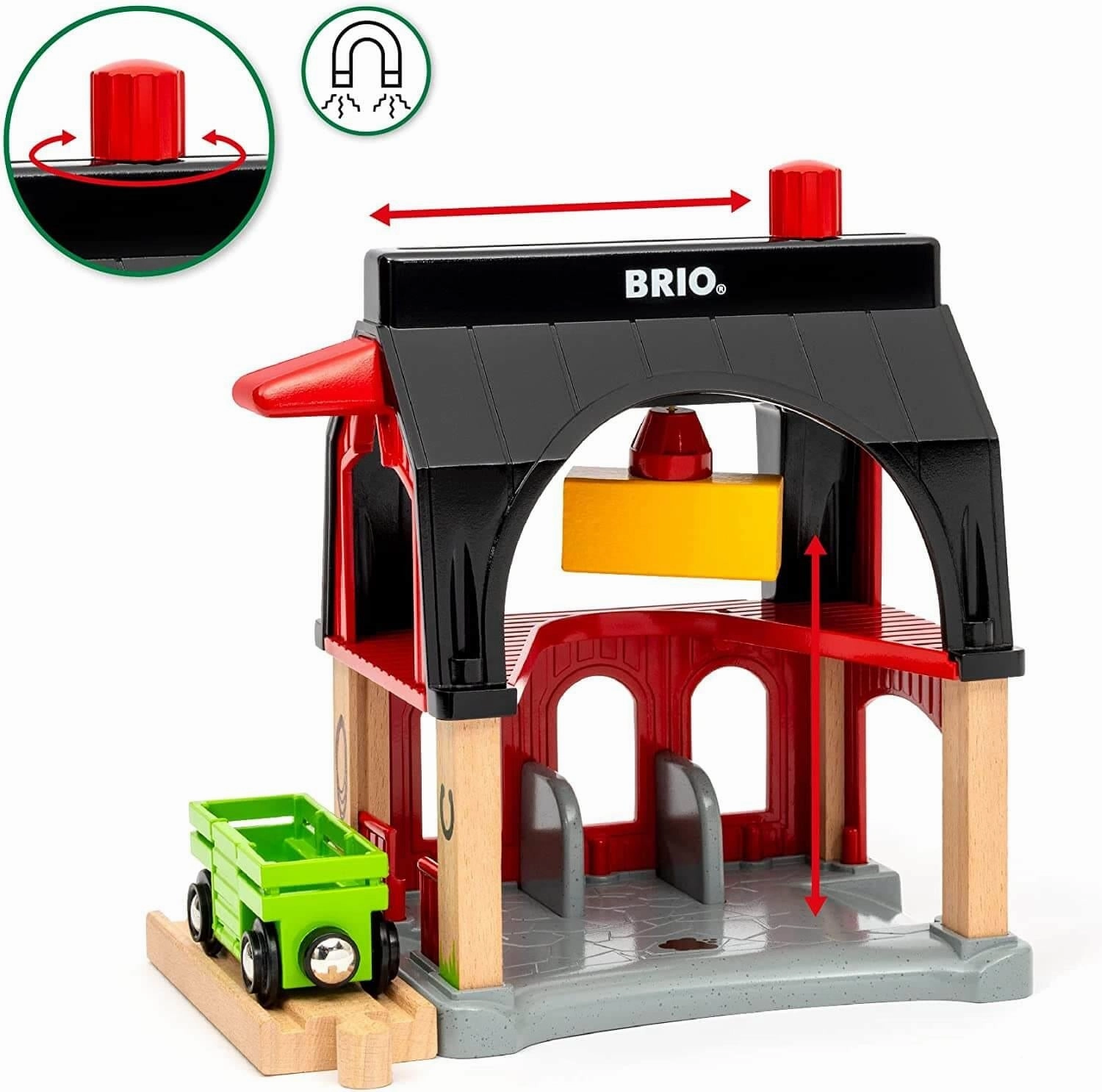 Brio World 36012 Animal Barn Farm Train Set Accessory for Age 3 and Up
