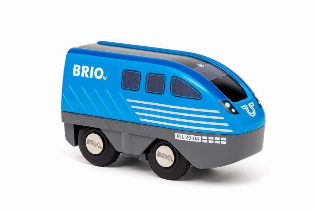 Brio World 36019 Pull Back Train Toy No Batteries Required for Ages 3 