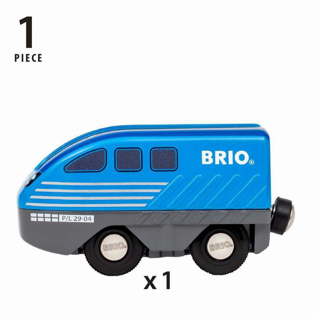Brio World 36019 Pull Back Train Toy No Batteries Required for Ages 3 