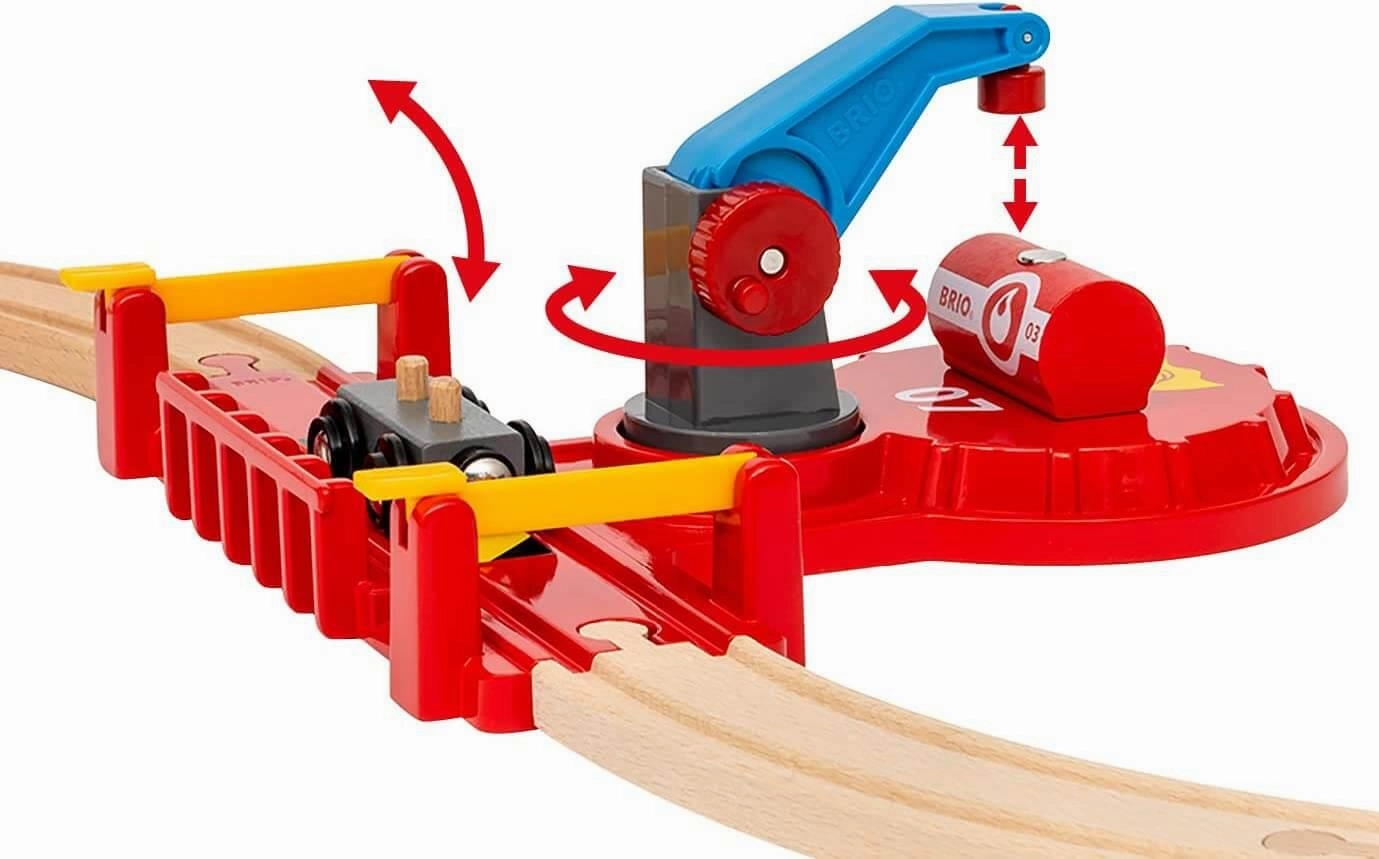 Brio World 36025 Rescue Team Interactive Train Set for Ages 3 and Up