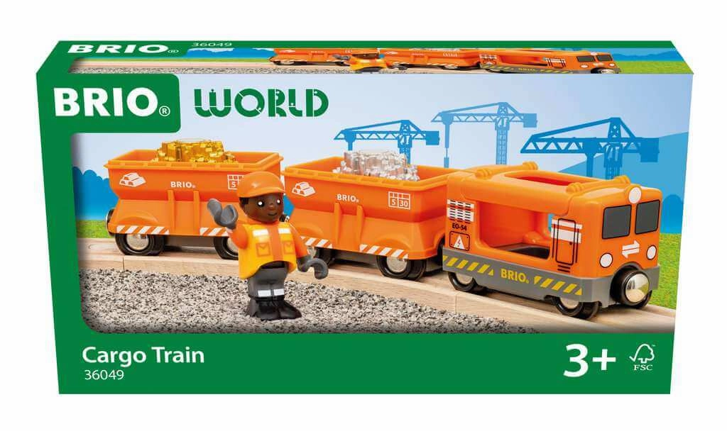 Brio World 36049 Cargo Train with Gold & Silver Loads for Ages 3 & Up