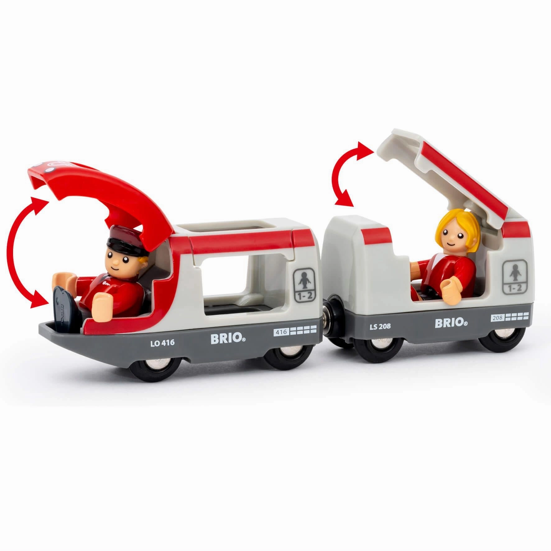 Brio World 36079 Starter Travel Train Set for Beginners Ages 3 and Up