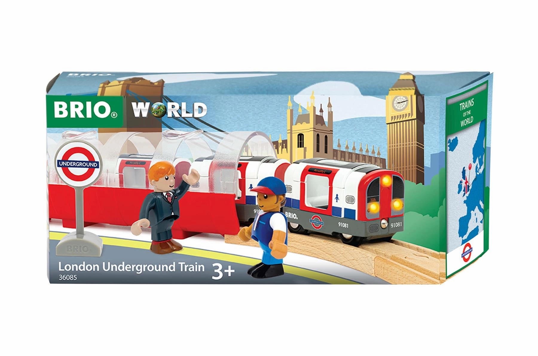 Brio World 36085 Trains of the World - London Underground Train Age 3 