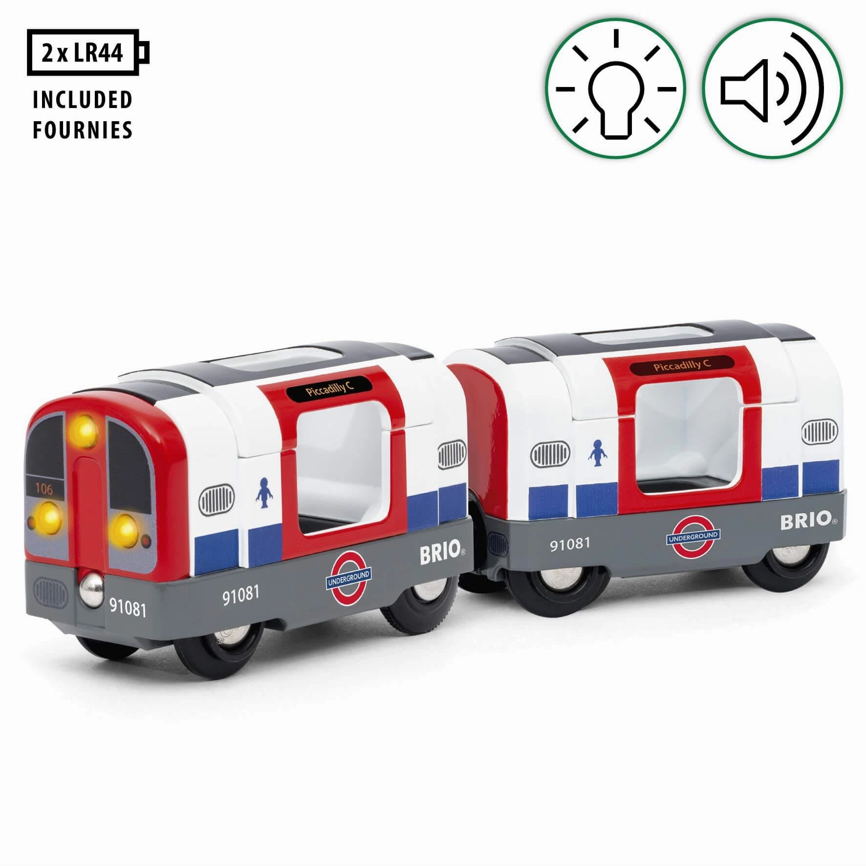Brio World 36085 Trains of the World - London Underground Train Age 3 