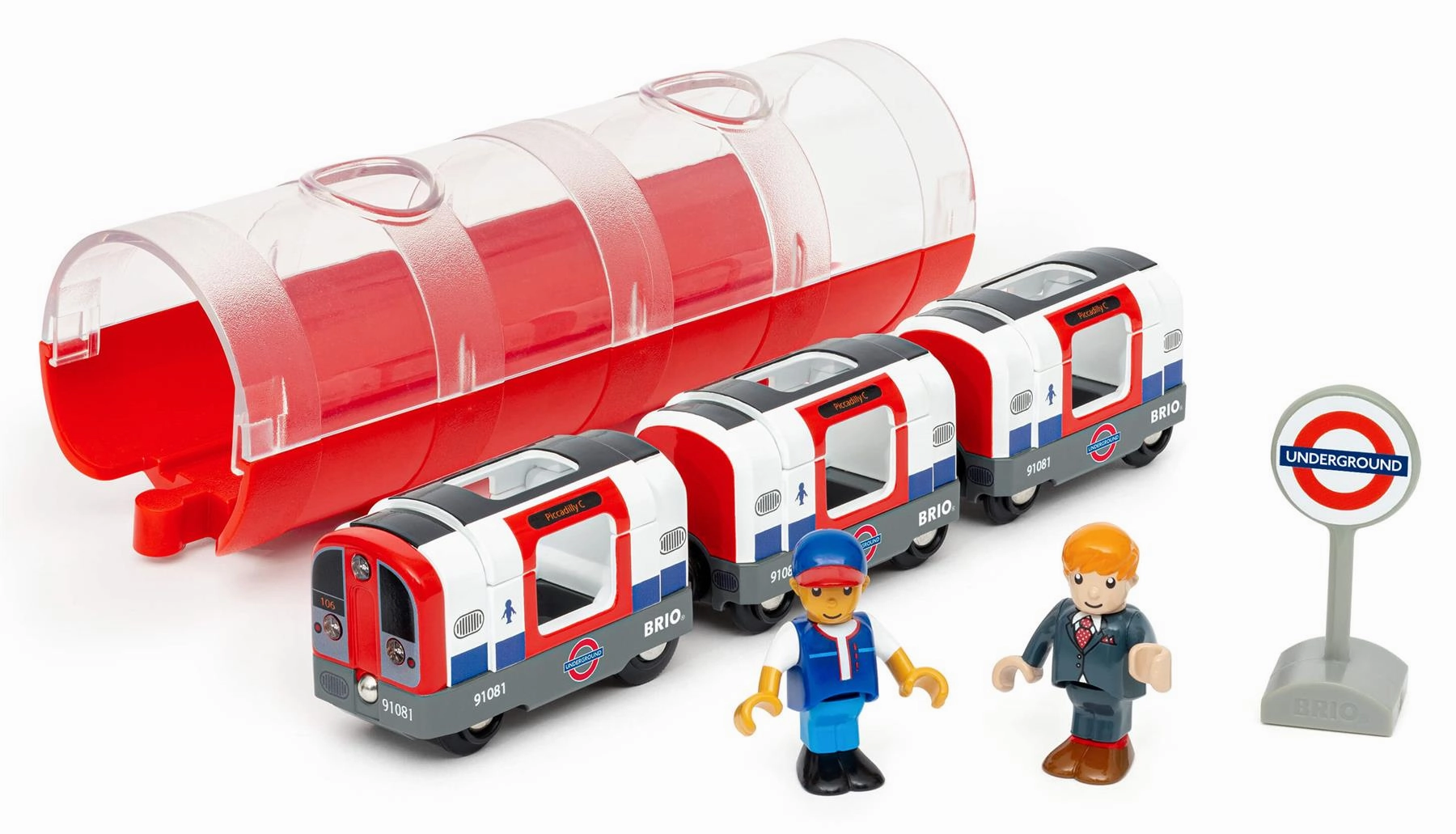 Brio World 36085 Trains of the World - London Underground Train Age 3 