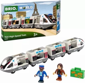 Brio World 36087 Trains of the World - TGV High-Speed Train for Age 3 