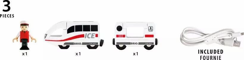 Brio World 36088 Trains of the World - ICE Rechargeable Train Ages 3 