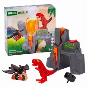 Brio World 36092 Dinosaur Erupting Volcano Train Accessory for Ages 3 