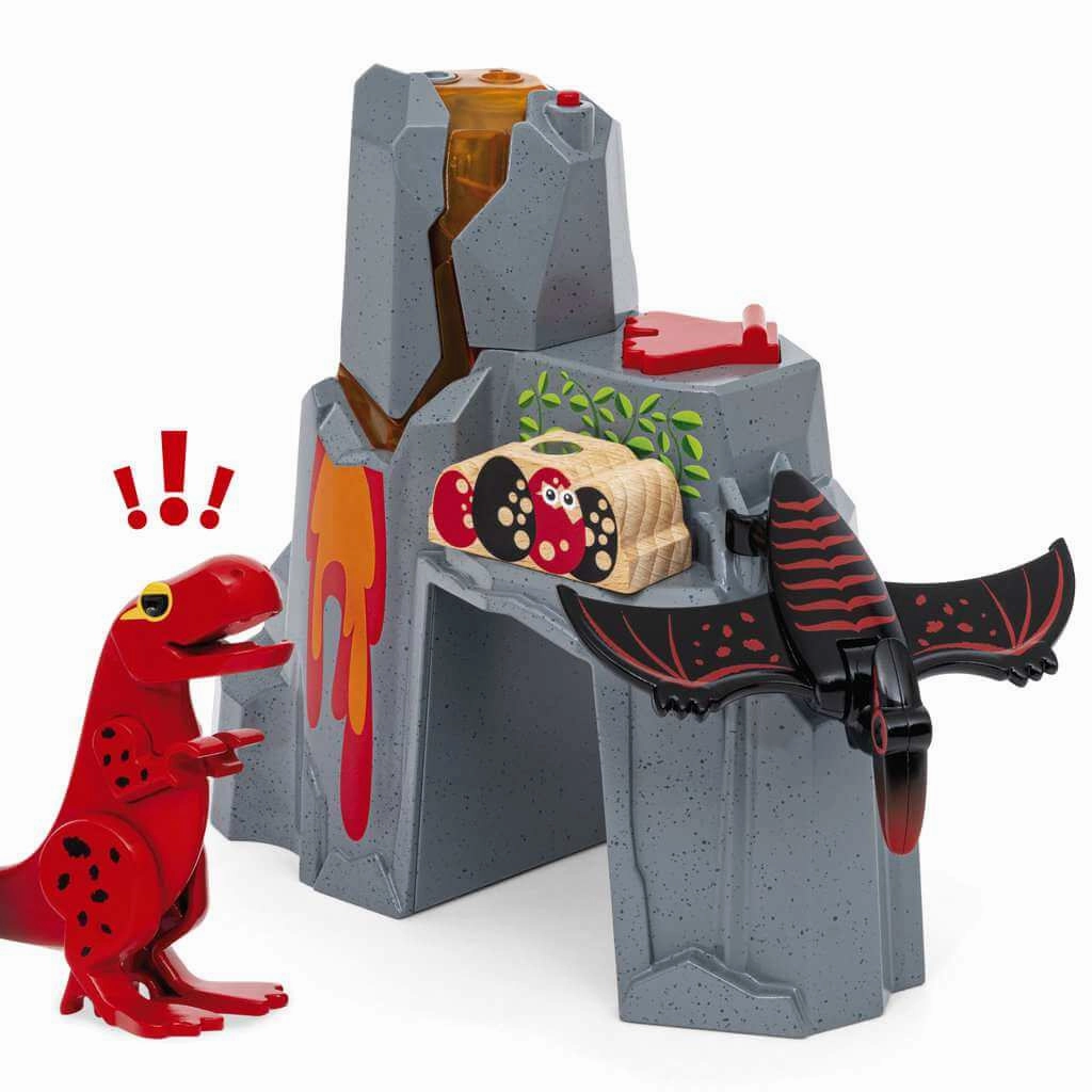 Brio World 36092 Dinosaur Erupting Volcano Train Accessory for Ages 3 