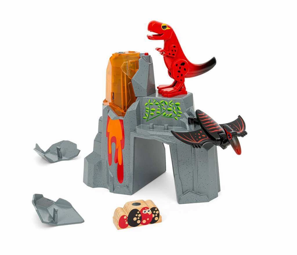 Brio World 36092 Dinosaur Erupting Volcano Train Accessory for Ages 3 