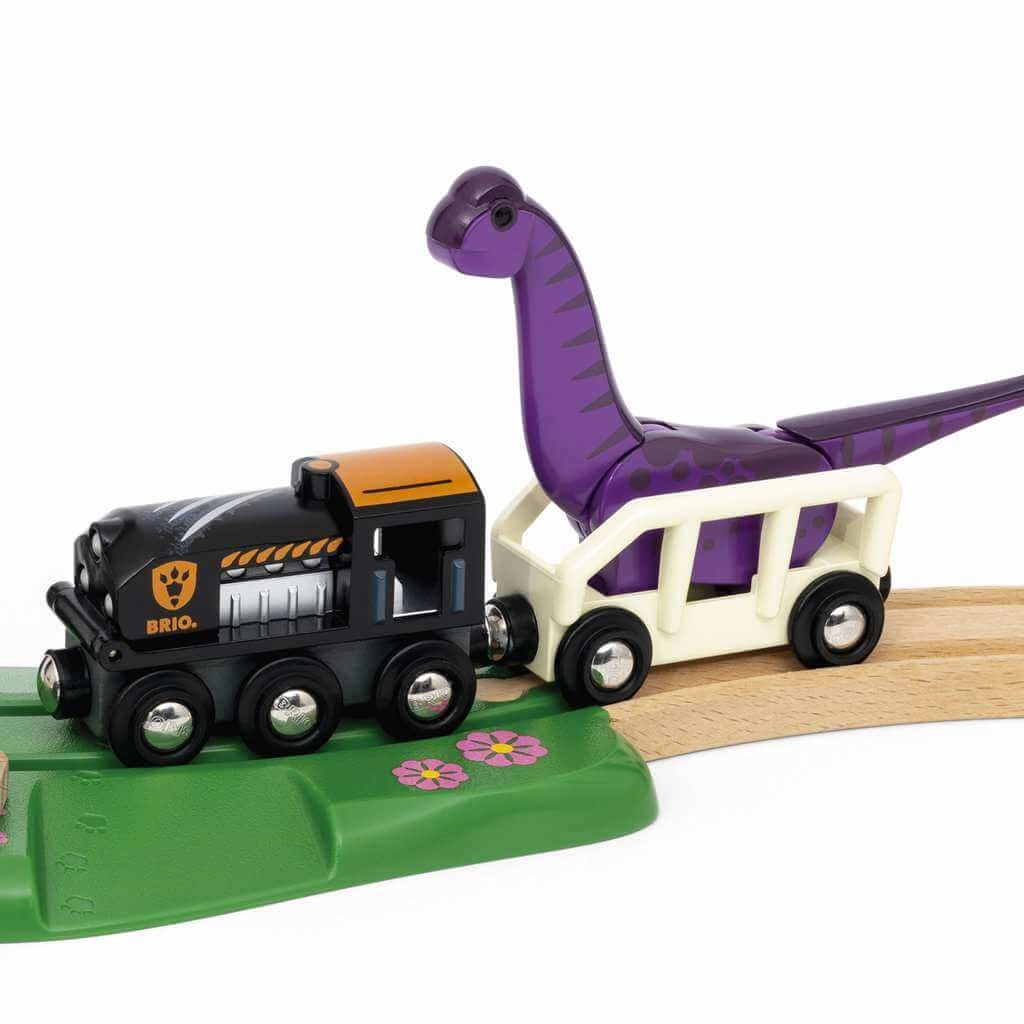 Brio World 36094 Dinosaur Adventure Train Set for Children Ages 3 & Up