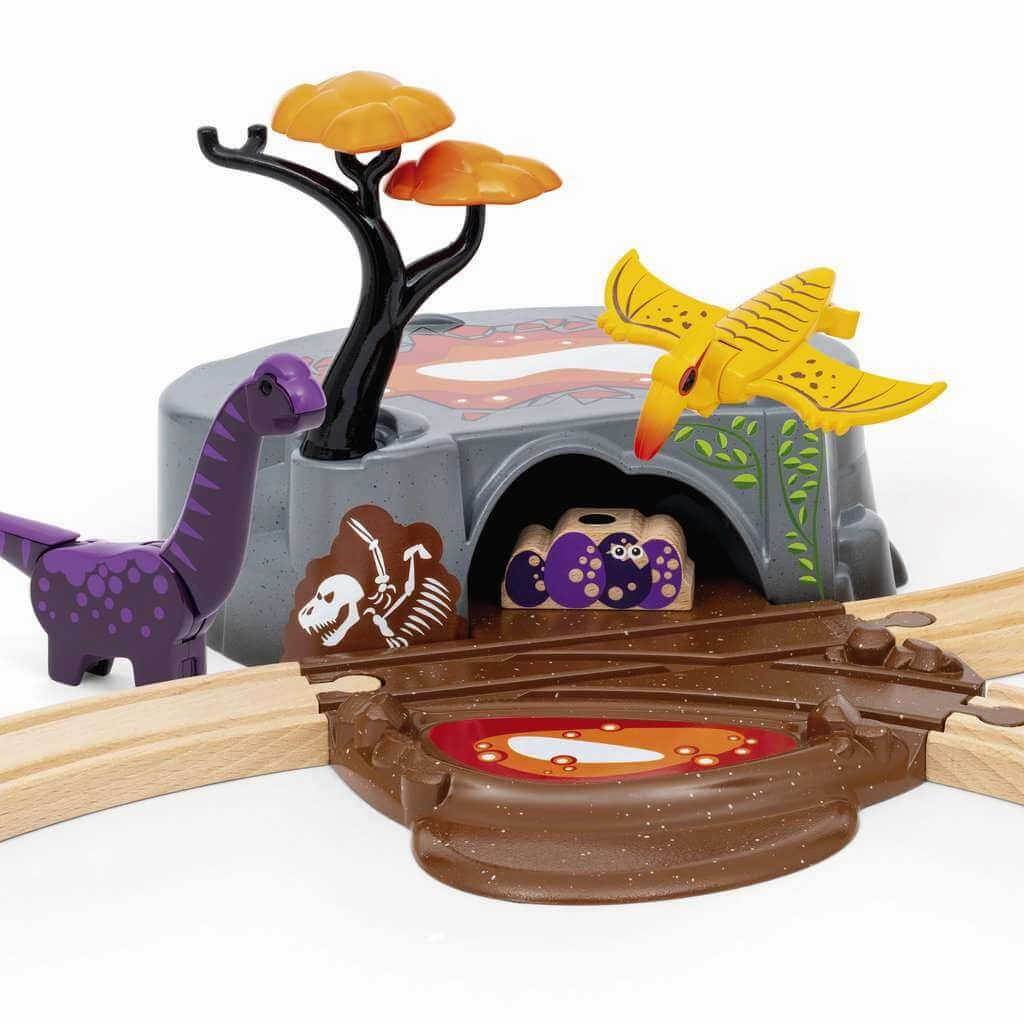 Brio World 36094 Dinosaur Adventure Train Set for Children Ages 3 & Up