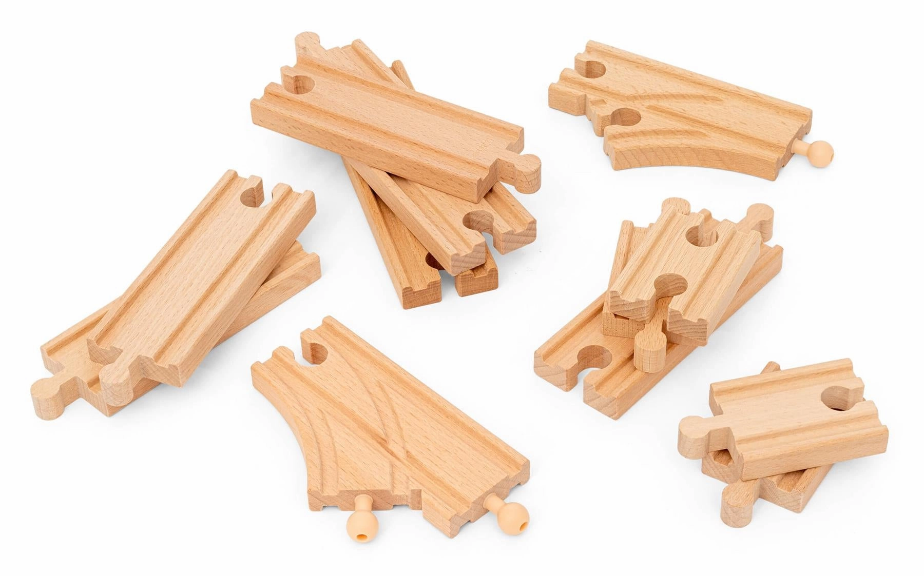 Brio World 36099 Starter Wooden Train Track Pack for Ages 3 and Up