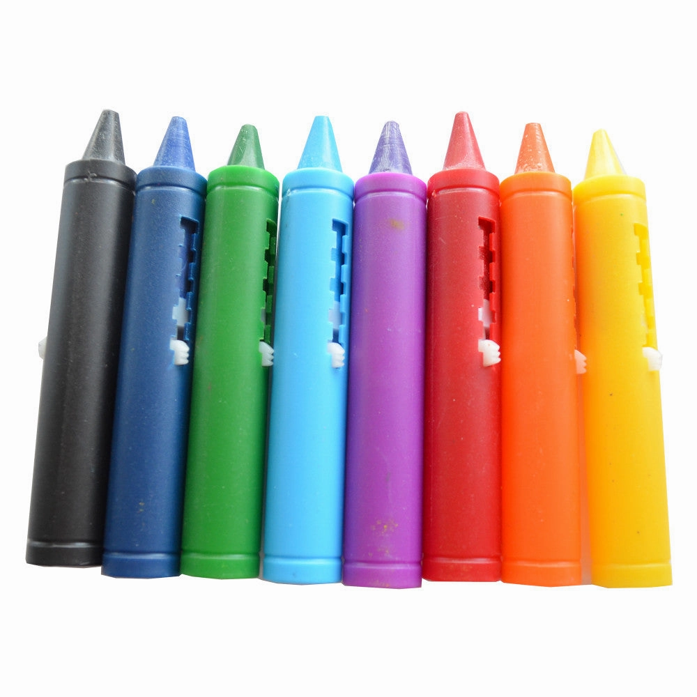 Buddy & Barney Color Magic Bath Time Crayons - 8 Vibrant Washable Crayons