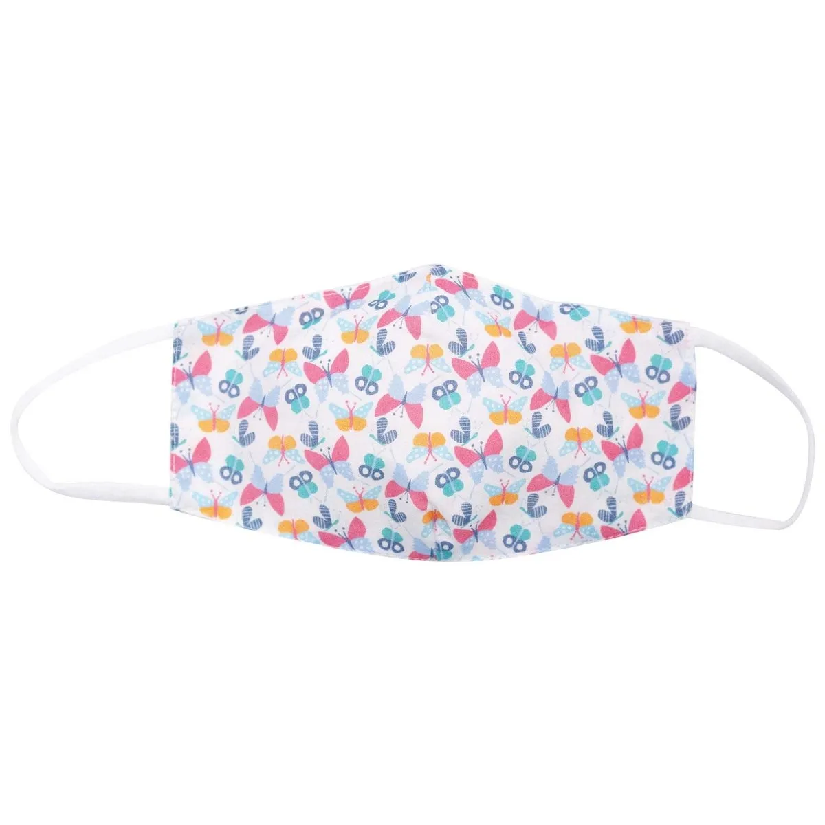 Butterflies Pink Reusable Cotton Kids Mask