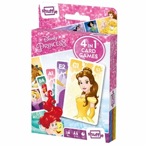 Cartamundi Shuffle 4In1 Card Games Disney Princess
