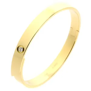 Cartier Anniversary Diamond Gold Bangle Bracelet Cartier Jewelry